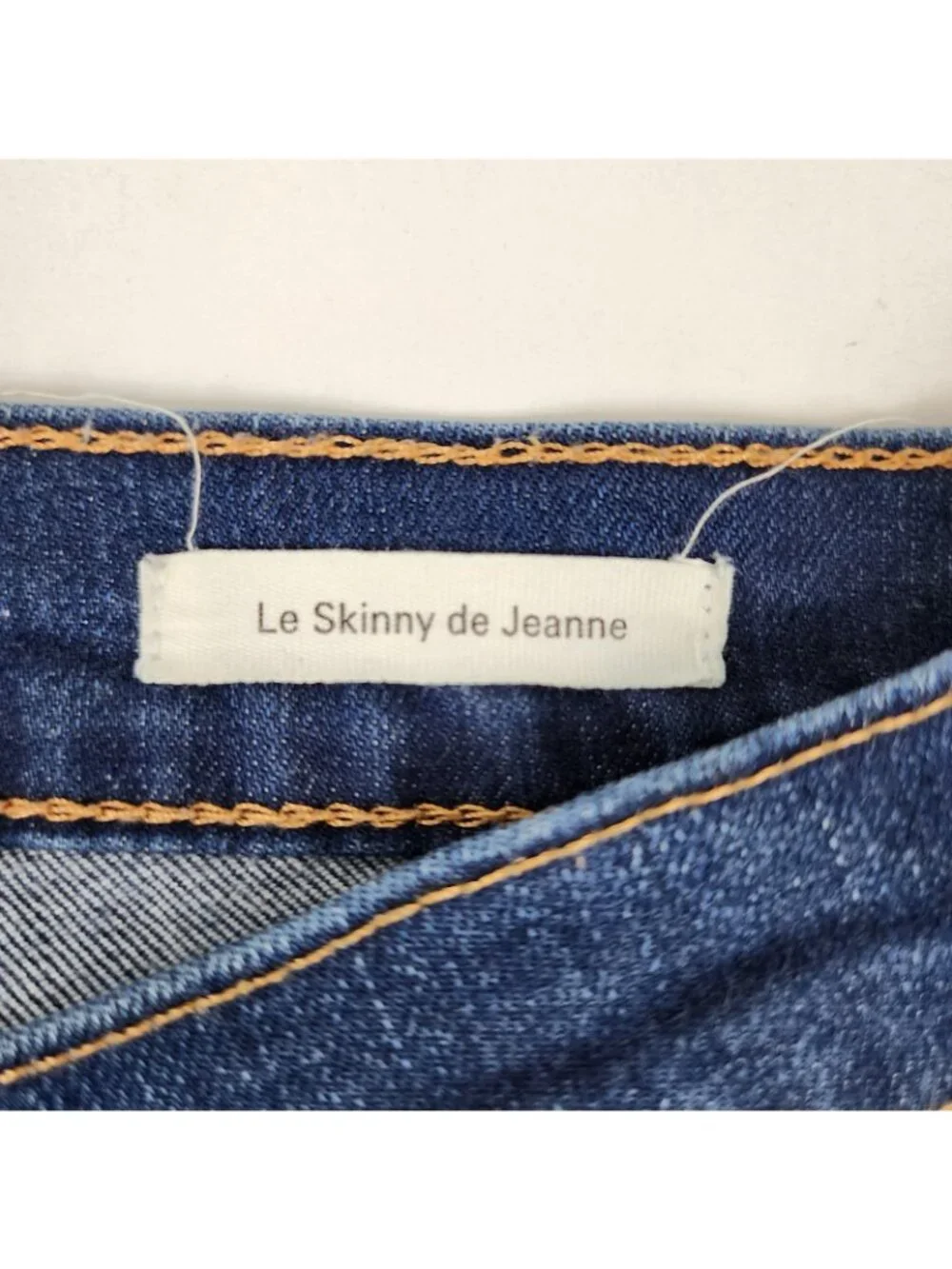 Frame Pants Womens 28x29 Blue Le Skinny de Jeanne Denim USA